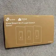 TP-LINK Kasa Smart Wi-Fi Light Switch w/ Dimmer - 3 Pack - HS220P3