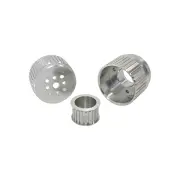 Aeroflow Gilmer Drive Kit Silver Finish for Chev V8 With Long Water Pump