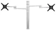 Atdec Dual display monitor arm AFS-AT-DC WHITE (1 x AF-AT-B 525mm long pole with 422mm articulated arm + 1 x AF-AA-B Accessory monitor arm for AF-AT) AFS-AT-DC-SW