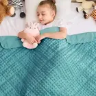 yescool Weighted Blanket 3 Pounds Teal Heavy Blanket for Sleeping, Microfiber...