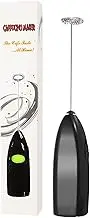 Milk Frother Wand - Electric Egg Beater, Baking Cake Mixer | Powerful Handheld Foam Maker, Metal Accessories Whisk Drink Mixer, Egg Frother for Cooking, Mixing Milk, Blending, Whisking