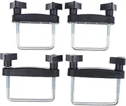 ADCCH 4-Pack Universal Roof Rack U-Bolt Clamp Kit - Heavy Duty Basket Mounting Hardware for Car Luggage Frames | Zinc Plated Fixing Clips with Nuts & Washers(2016-2020 E Class)