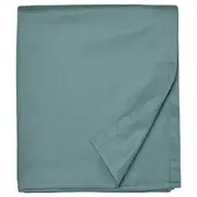 NATTJASMIN flat sheet, blue-green, Double/Queen