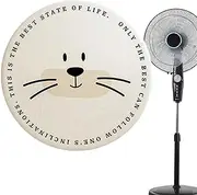 Pedestal Fan Cover | Cute Cat Design Standing Floor Fan Protector Cover,Fan Safety Protection Cover, Standing Floor Fan Protector Cover, Home Fan Safety Dust Cover