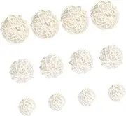 Parliky 30pcs Pretty Ornament Ornaments Bird Accessories Ball Decoration Wicker Hamster Cockatoo Decorative Party Craft Bowl Center Vase Toys Assorted Decor Wall Table Chew Small