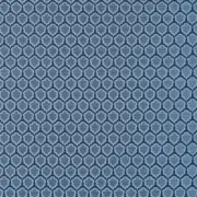4.5 Yards Thibaut Genie True Blue Floral Medallion Upholstery Fabric W81932 - BP