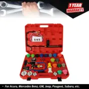 33pcs Universal Radiator Pressure Tester Vacuum-Type Cooling Purge Refill Kit