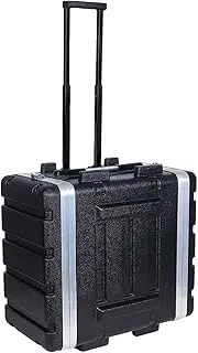 SWAMP 3U ABS 19" Rack Case - Extra Depth - 19 inch, 3RU Road Case, Wheels