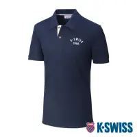 在飛比找momo購物網優惠-【K-SWISS】短袖POLO衫 Cotton Polo-男