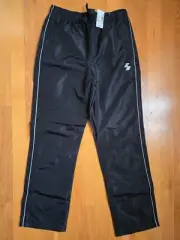 NWT Children's Place Boy's Athletic/ Wind Pants Black Size 10/12 Large