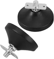 HOODANCOS 2pcs Foosball Table Feet: Rubber Leveling Feet Anti-Slip Soccer Table Leg Caps Football Accessories for Home and Office