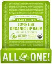 DR. BRONNER'S Organic Lip Balm Lemon Lime 4g