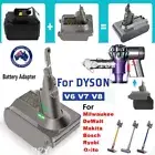 Adapter For Makita DeWalt Milwaukee Bosch Battery Convert To Dyson V7 V8 V6 V10