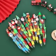Christmas Ballpoint Pen for Student Color Coding 4 Color-in-1 Writing Pen