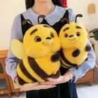 Sofa Pillow Stuffed Bee Doll Cartoon Bee Animal Plushie Bee Plush Toy Kids Toy