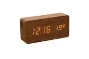 Sound Control Digital Alarm Clock & Thermometer Alarm Clocks & Clock Radios