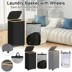 Laundry Basket With Wheels Laundry Basket With Lid And Inner Bag Laundry Storage