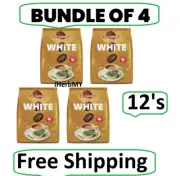 Aik Cheong White Coffee Hazelnut 4 packs (12's per pack) Free Shipping Express