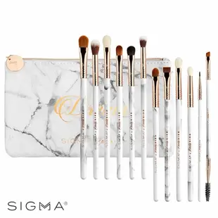 Sigma X BeautyyBird 聯名大理石紋眼部刷具12件組(附化妝包) The Dream Eye Brush Set