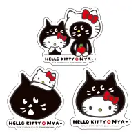 在飛比找墊腳石優惠-三麗鷗 Hello Kitty x NYA造型貼紙-兩人/凱