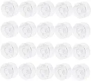 60 Pcs Sewing Machine Bobbin Sewing Machine Accessories Plastic Bobbins Transparent Plastic