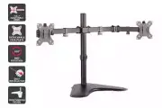 Kogan Articulating Freestanding Dual Monitor Stand for 13" - 32" Monitors