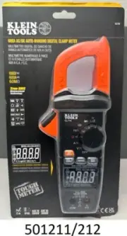 Klein Tools CL710 600A AC/DC Auto-Ranging Digital Clamp Meter