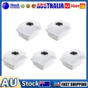 12 Holes Seed Starter Tray with Humidity Dome for Succulent Plant (White) Au