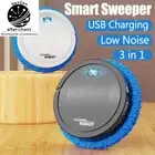 3-In-1 Smart Sweeping Robot Mini Silent Vacuum Cleaner With Sweep Mop Brush