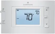 Emerson Single Stage, Non-programmable Thermostat, 3.75, 1F83C-11NP