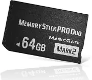 QUMOX 64GB Memory Stick Pro Duo - Compatible with PSP 1000, 2000, 3000