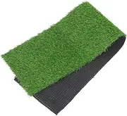 Toyvian Green Artificial Grass Turf Rug: Synthetic Grass Carpet - Multi-use Fake Turf for Patio Deck Balcony Camping Boat
