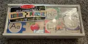 Melissa & Doug - Self Correcting A-Z Letter Puzzles 52 Wooden New