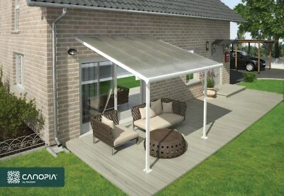 Palram - Canopia | Feria 3 x 3 DIY Patio Cover Kit White Clear