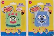 Yo Gabba GABBA Magic Washcloth Toodee Brobee Set of 2 Bath Wash Cloth Cotton NEW