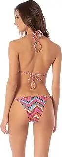 [Maaji] Women's Tide Regular Rise Tie Side Cheeky Cut Bikini Bottom