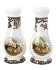 Spode Woodland Rabbit Salt & Pepper Set