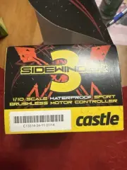 “Castle Sidewinder 3 ESC 1/10 Scale Waterproof Brushless Motor Controller NEW”