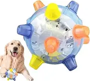 Dancing Ball Toy, Pet Ball, Jumping Dog Ball, Pet Rolling Ball Toys, Jumping Activation Ball, Rolling Ball Toy with Lights and Music, Interactive Moving Dancing Ball for Indoor and Outdoor