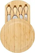 Cheese Board with Drawers Bamboo Wood Cheese Board Lightweight Cheese Board Cheese Serving Board Bamboo Charcuterie Board and Knife Set Wooden Charcuterie Board Tray for Entertaining