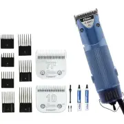 Oster A5 Dual Speed Animal Clipper with Blades #10, #7F &10 Piece Guide Set