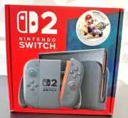 New Nintendo Switch 2 Video Game Console System w/ Mario Kart World Bundle
