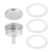 Aluminium Filter Replacement 50x40x5.5mm for 2-Cup Use Mocha Coffee Maker Pot