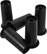BAZEITFLOW 5pcs Speaker Air Guide Speakers Subwoofer Accessories Cabinet Vent Subwoofer Port Portable Speaker Vent Tube Bass Reflex Speaker Tube Speaker Enclosure Port Tube Plastic Black