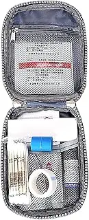 First Aid Kit Pouch Travel First Aid Bag Empty Mini Pill Storage Bag Emergency Box Portable for Camping Hiking Outdoor Activities Emergency - Sky Blue
