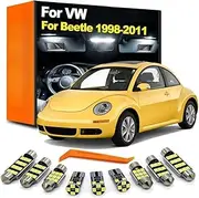 12Pcs LED Interior Light Trunk Door Courtesy Bulb Kit, For VW Volkswagen Beetle 9C 1C 1998-2006 2007 2008 2009 2010 2011