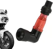 Right Angle Rubber Spark Plug Cap Cuff Screw | Right Angle Flashing Spark Plug Cap, Flashing Spark Plug Motorcycle Dirt Bikes, Spark Plug Boot Cap