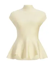 Khaite Andra Knitted Top S Zest