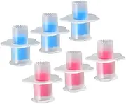 CATIEBYE 6PCS Cupcake Core Cutter Red Blue Pastry Decorating Tools for Hollowed Cakes Muffins and Cupcakes for Frosting Jam and Ice Filling