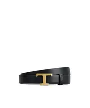 Tod's T Timeless Reversibile Belt 90,80,95,85,75 black Red